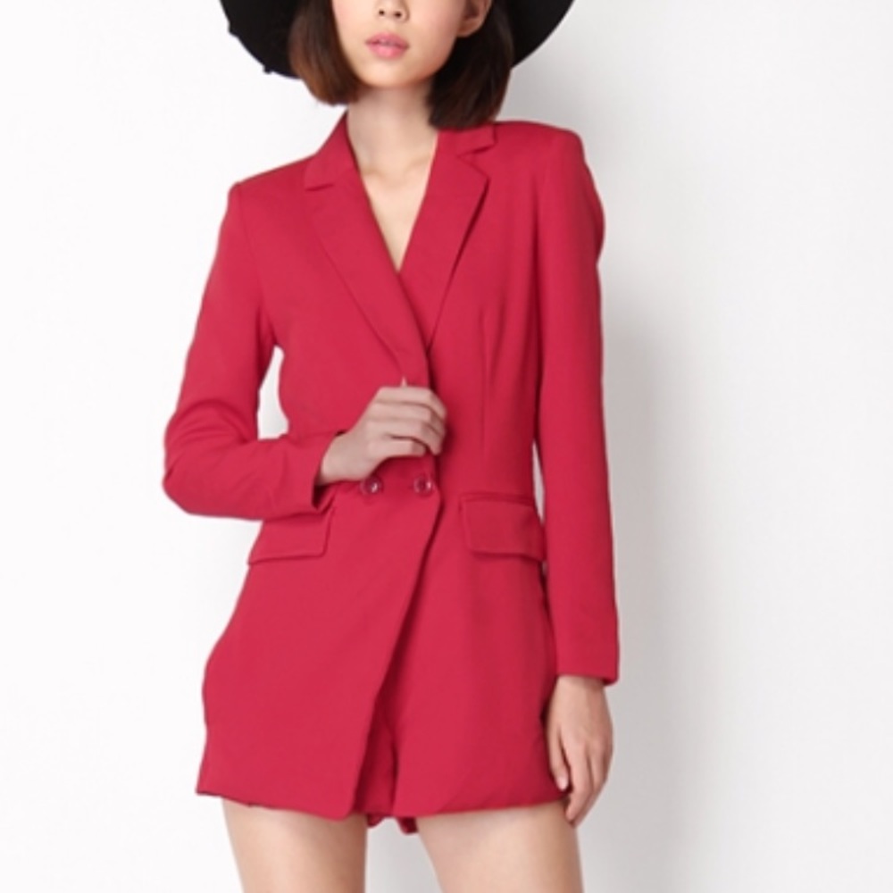 Beautiful blazer tux romper S